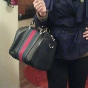 Gucci Boston Leather tote !!Authentic!!